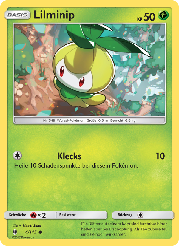 Lilminip 4 — Guardians Rising (German Pokémon TCG card)
