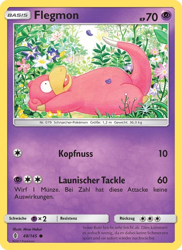 Flegmon 48 — Guardians Rising (German Pokémon TCG card)