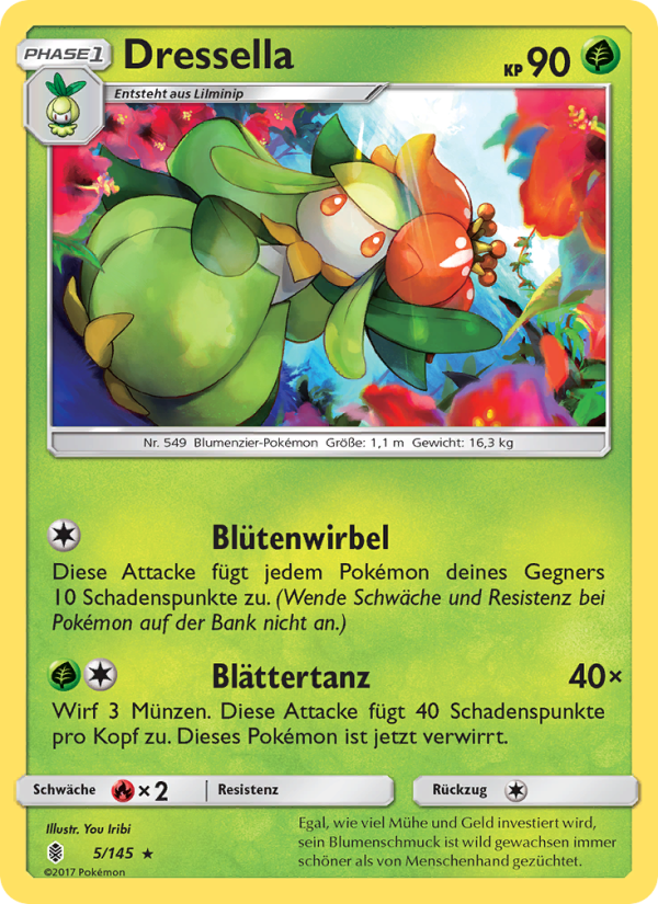 Dressella 5 — Guardians Rising (German Pokémon TCG card)