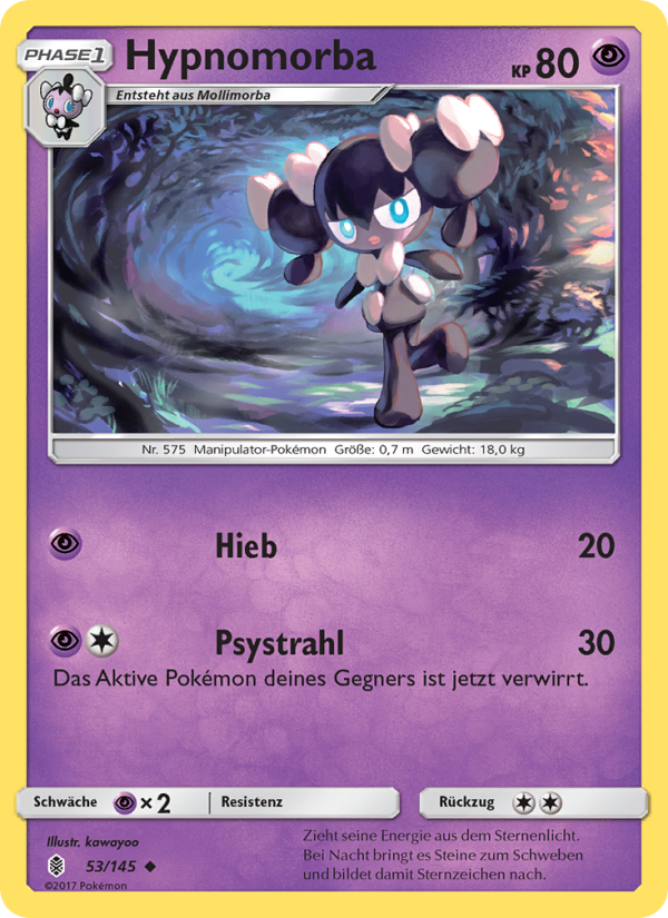 Hypnomorba 53 — Guardians Rising (German Pokémon TCG card)