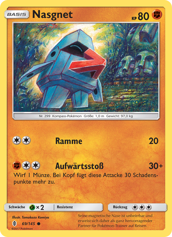 Nasgnet 69 — Guardians Rising (German Pokémon TCG card)