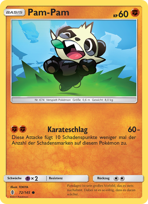 Pam-Pam 72 — Guardians Rising (German Pokémon TCG card)