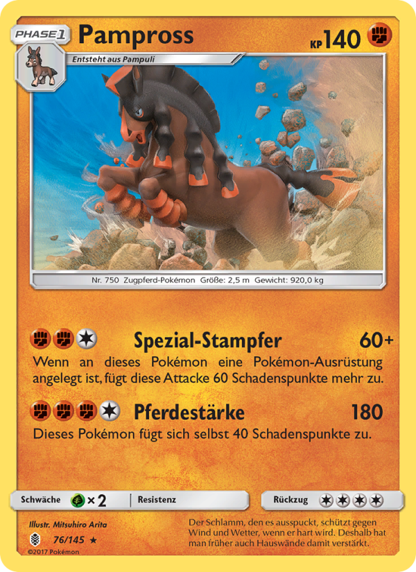 Pampross 76 — Guardians Rising (German Pokémon TCG card)