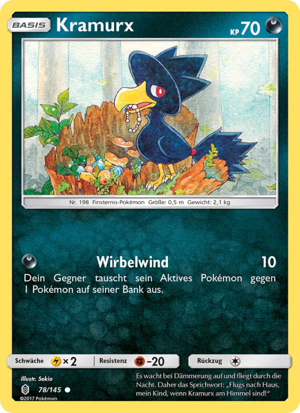 Kramurx 78 — Guardians Rising (German Pokémon TCG card)