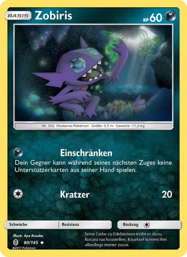 Zobiris 80 — Guardians Rising (German Pokémon TCG card)