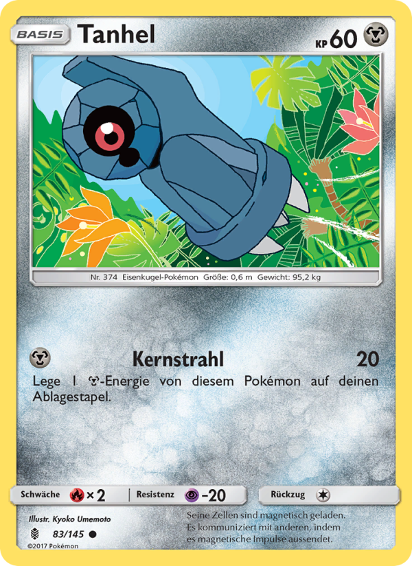 Tanhel 83 — Guardians Rising (German Pokémon TCG card)