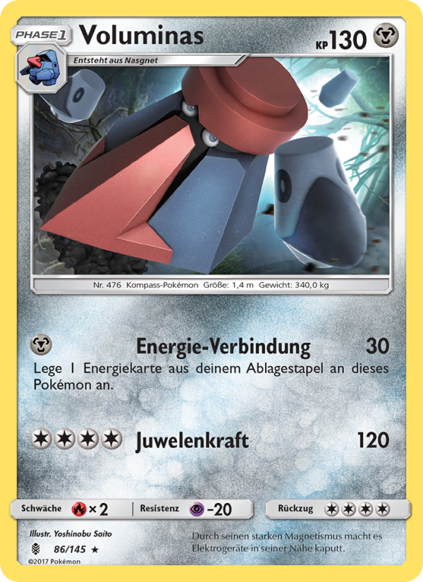 Voluminas 86 — Guardians Rising (German Pokémon TCG card)