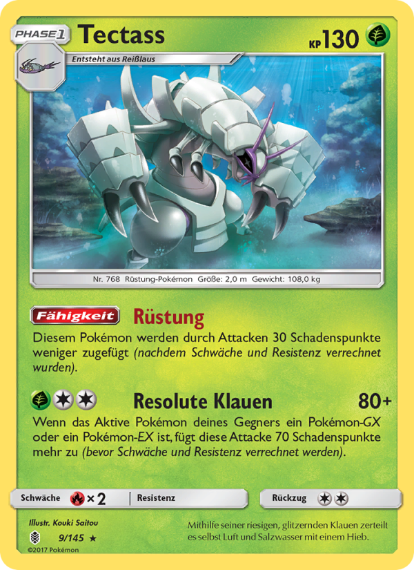 Tectass 9 — Guardians Rising (German Pokémon TCG card)
