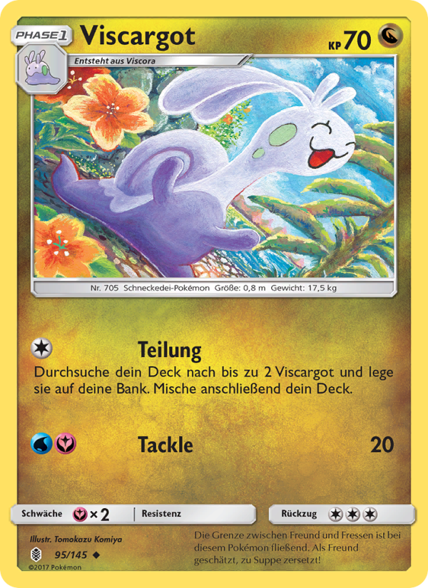 Viscargot 95 — Guardians Rising (German Pokémon TCG card)