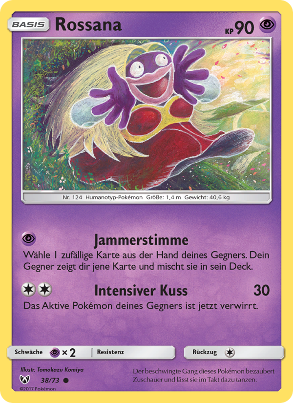 Rossana 38 — Schimmernde Legenden (German Pokémon TCG card)