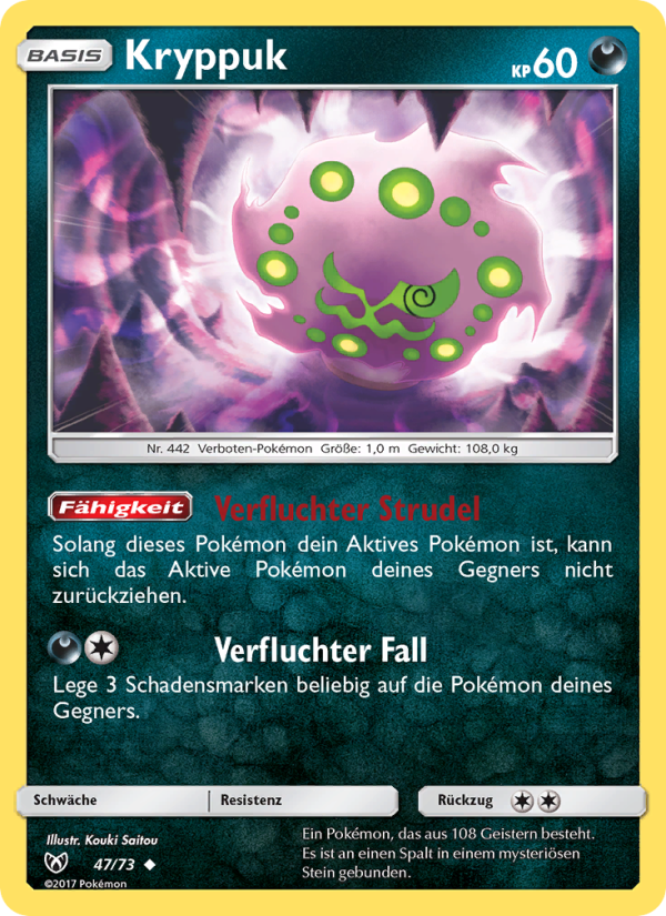 Kryppuk 47 — Schimmernde Legenden (German Pokémon TCG card)