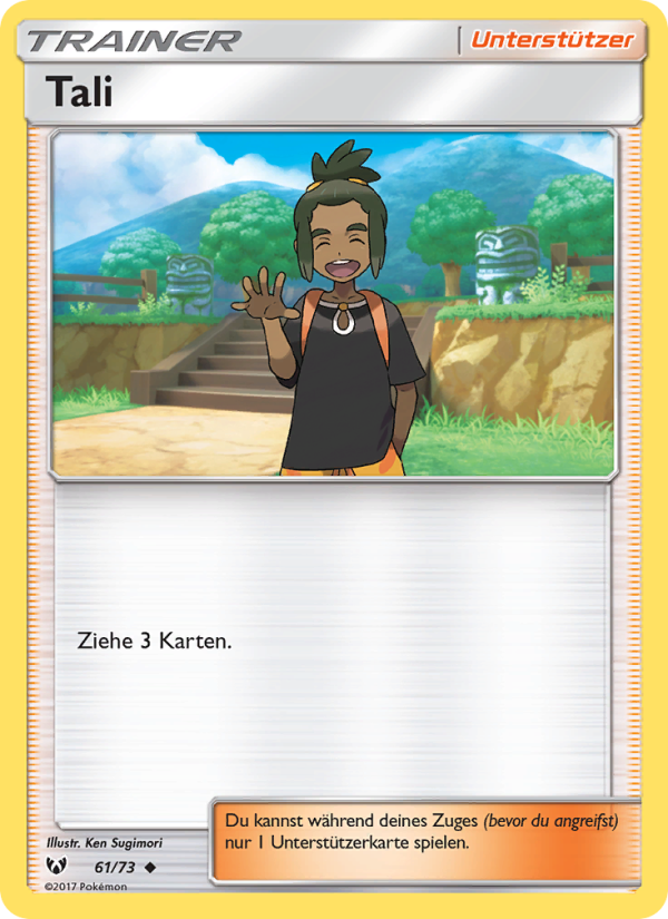 Tali 61 — Schimmernde Legenden (German Pokémon TCG card)