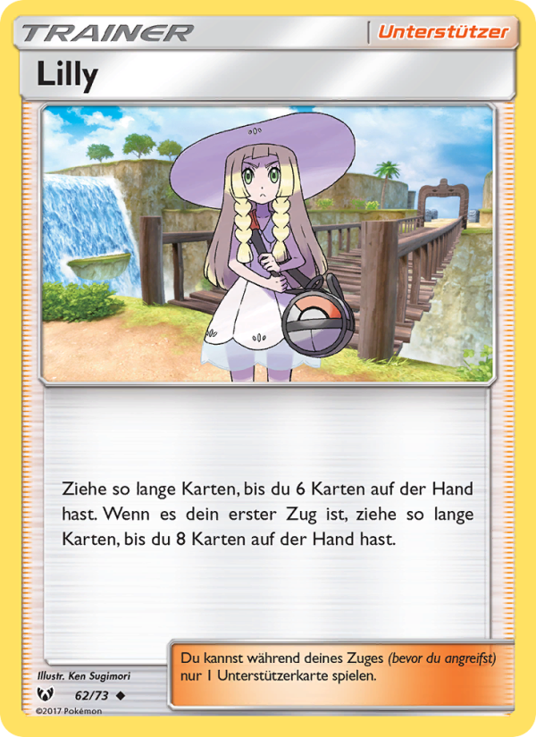 Lilly 62 — Schimmernde Legenden (German Pokémon TCG card)