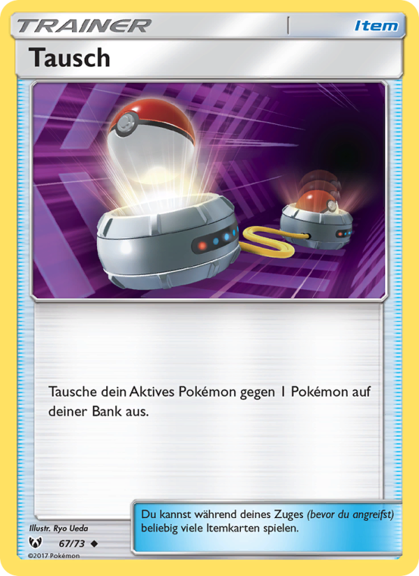 Tausch 67 — Schimmernde Legenden (German Pokémon TCG card)