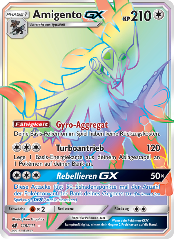 Amigento GX 119 — Crimson Invasion (German Pokémon TCG card)