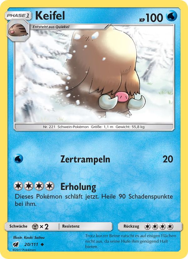 Keifel 20 — Crimson Invasion (German Pokémon TCG card)