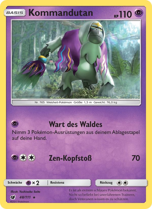 Kommandutan 48 — Crimson Invasion (German Pokémon TCG card)