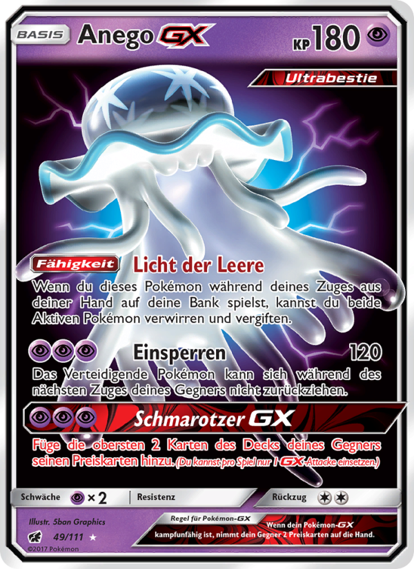 Anego GX 49 — Crimson Invasion (German Pokémon TCG card)
