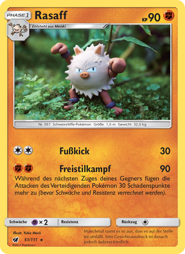 Rasaff 51 — Crimson Invasion (German Pokémon TCG card)