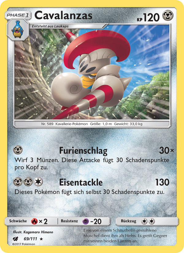 Cavalanzas 69 — Crimson Invasion (German Pokémon TCG card)