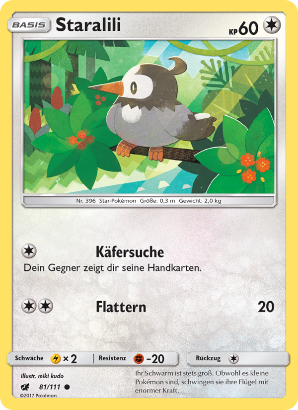 Staralili 81 — Crimson Invasion (German Pokémon TCG card)