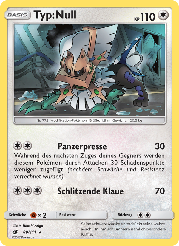 Typ:Null 89 — Crimson Invasion (German Pokémon TCG card)