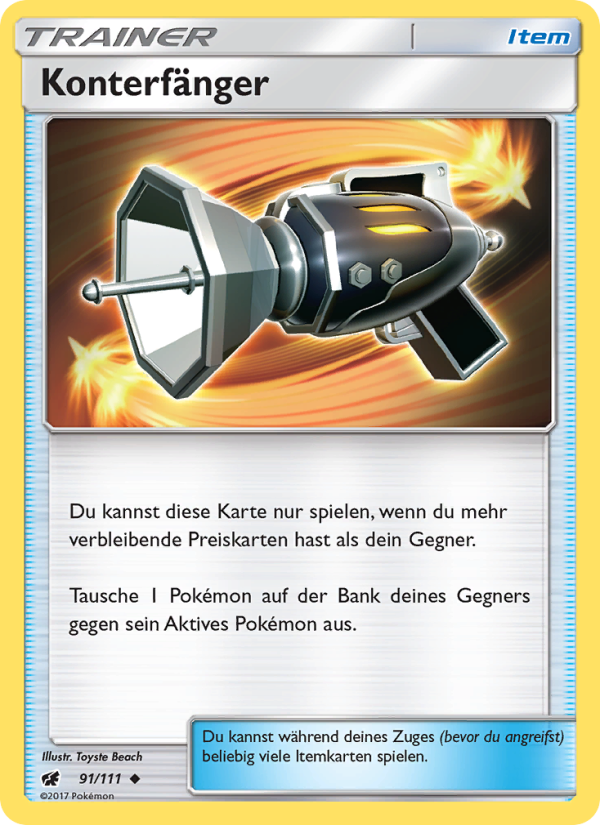 Konterfänger 91 — Crimson Invasion (German Pokémon TCG card)