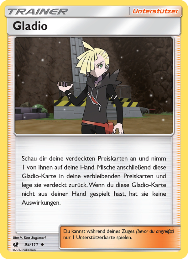 Gladio 95 — Crimson Invasion (German Pokémon TCG card)
