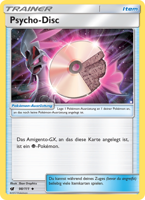 Psycho-Disc 98 — Crimson Invasion (German Pokémon TCG card)