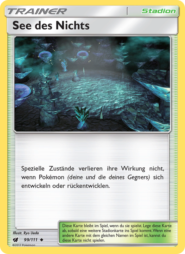 See des Nichts 99 — Crimson Invasion (German Pokémon TCG card)