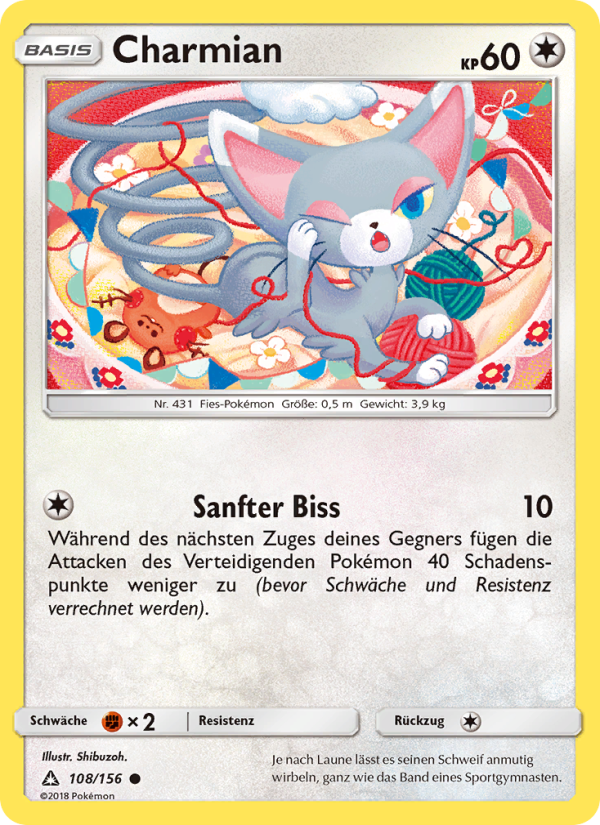 Charmian 108 — Ultra Prism (German Pokémon TCG card)