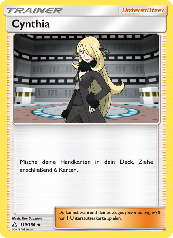 Cynthia 119 — Ultra Prism (German Pokémon TCG card)