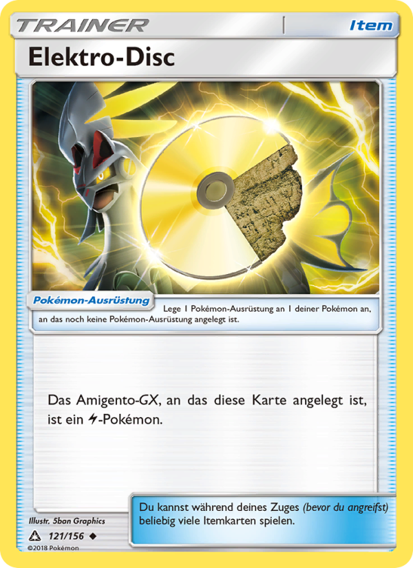 Elektro-Disc 121 — Ultra Prism (German Pokémon TCG card)