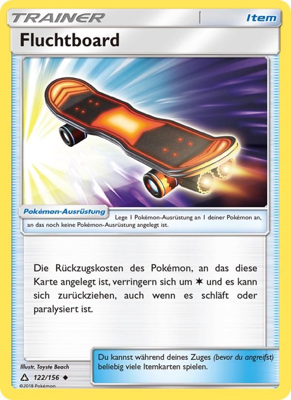 Fluchtboard 122 — Ultra Prism (German Pokémon TCG card)