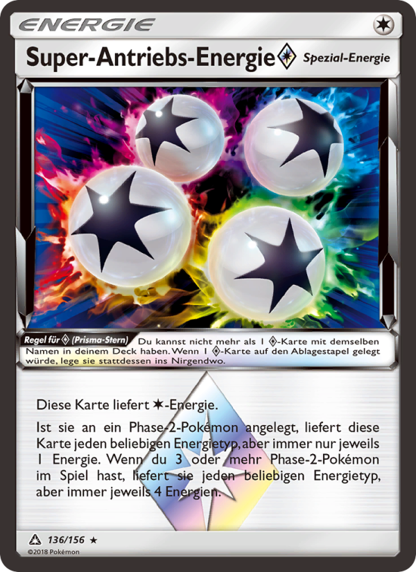Super-Antriebs-Energie ◇ 136 — Ultra Prism (German Pokémon TCG card)