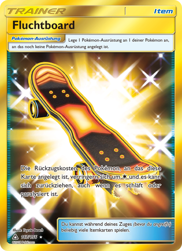 Fluchtboard 167 — Ultra Prism (German Pokémon TCG card)