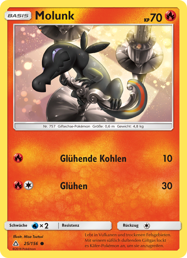 Molunk 25 — Ultra Prism (German Pokémon TCG card)