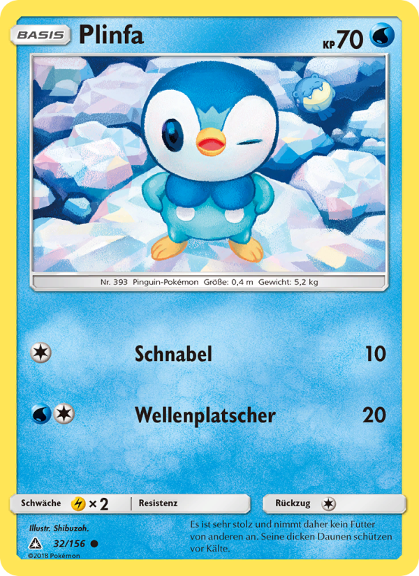 Plinfa 32 — Ultra Prism (German Pokémon TCG card)