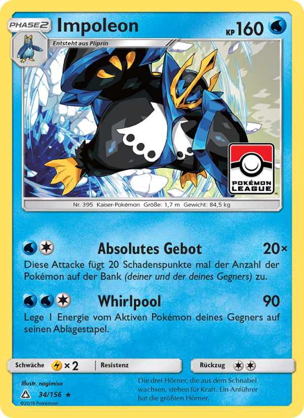 Impoleon 34 — Ultra Prism (German Pokémon TCG card)