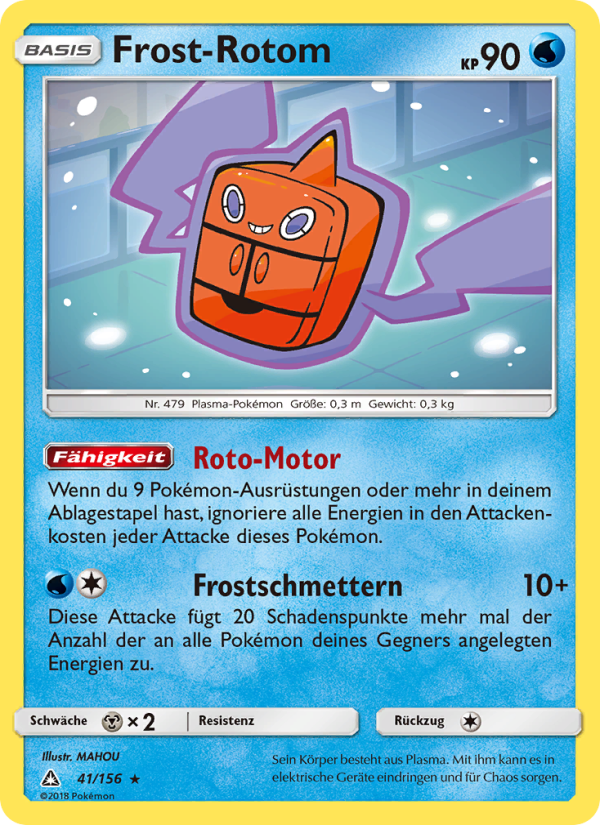 Frost-Rotom 41 — Ultra Prism (German Pokémon TCG card)