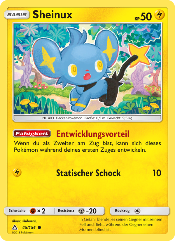 Sheinux 45 — Ultra Prism (German Pokémon TCG card)