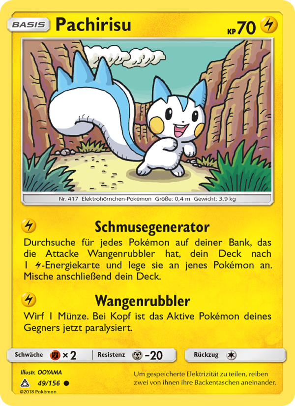 Pachirisu 49 — Ultra Prism (German Pokémon TCG card)