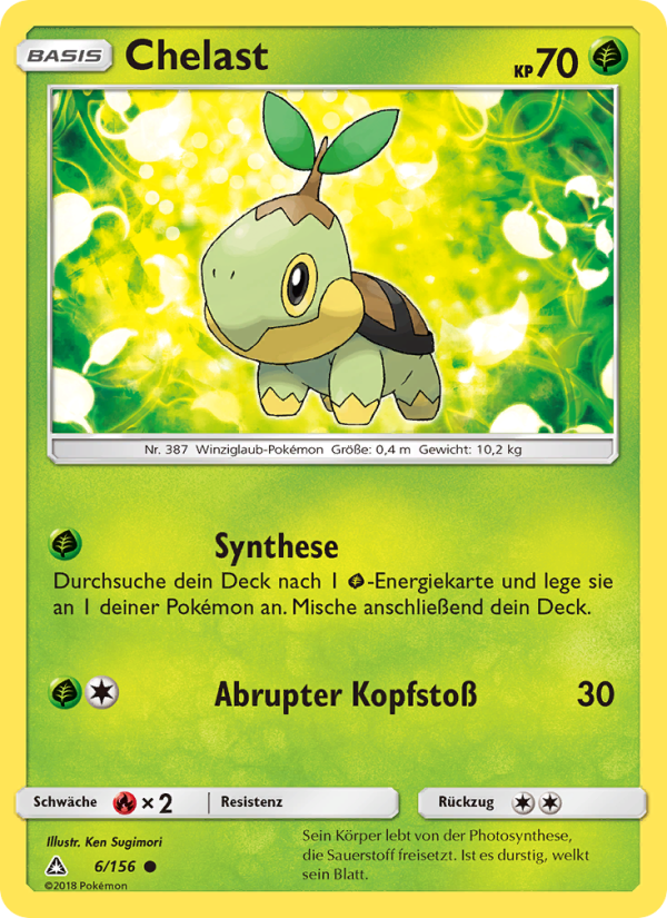Chelast 6 — Ultra Prism (German Pokémon TCG card)