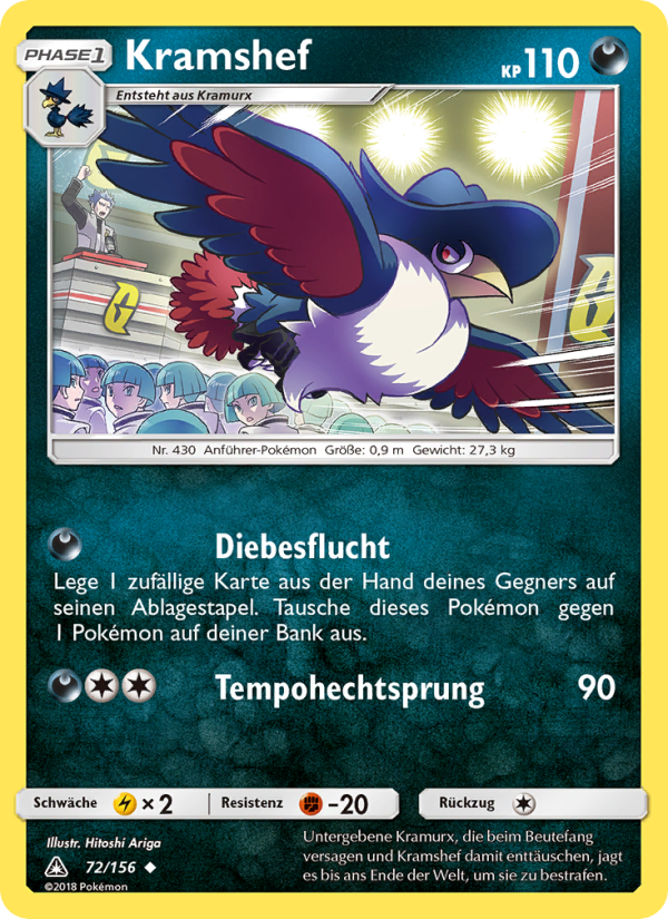 Kramshef 72 — Ultra Prism (German Pokémon TCG card)