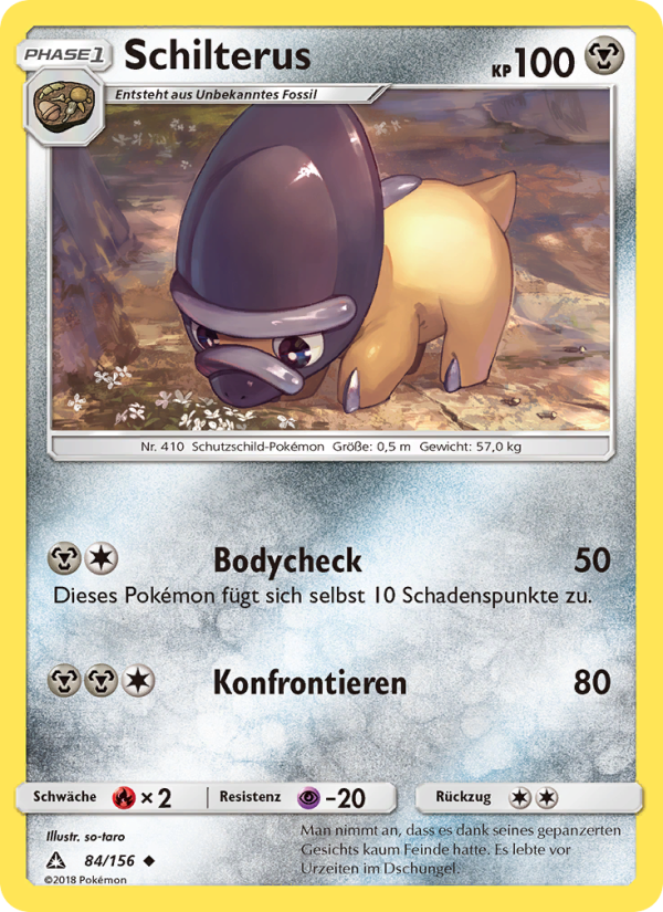 Schilterus 84 — Ultra Prism (German Pokémon TCG card)