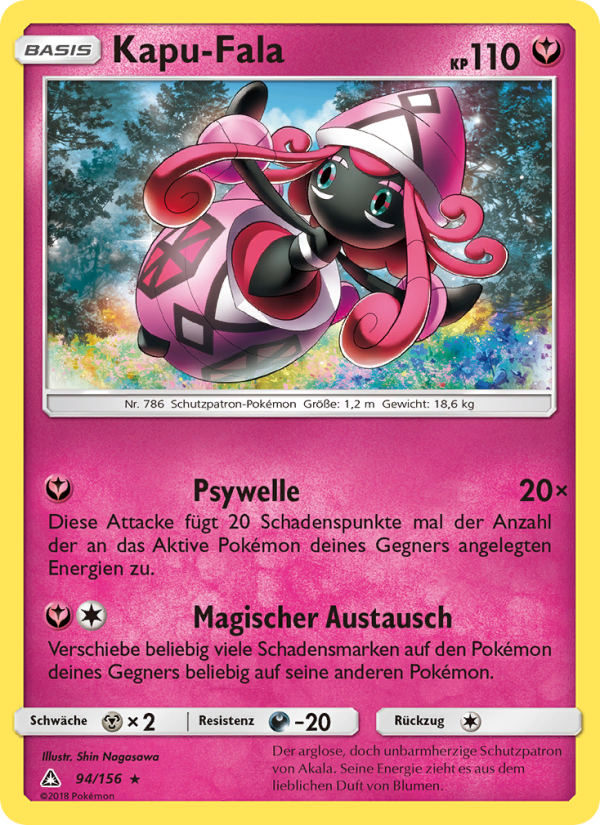 Kapu-Fala 94 — Ultra Prism (German Pokémon TCG card)