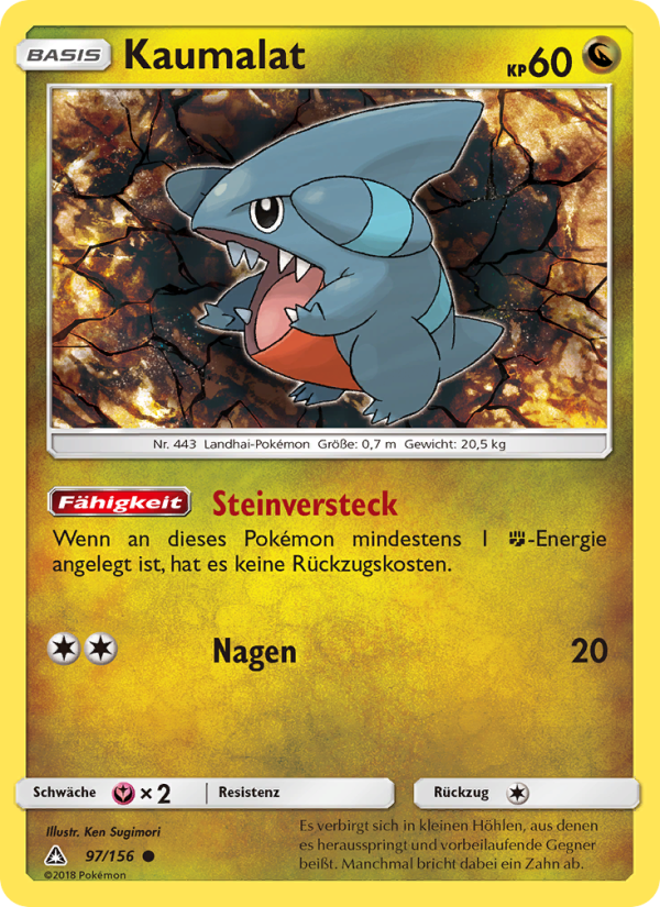 Kaumalat 97 — Ultra Prism (German Pokémon TCG card)