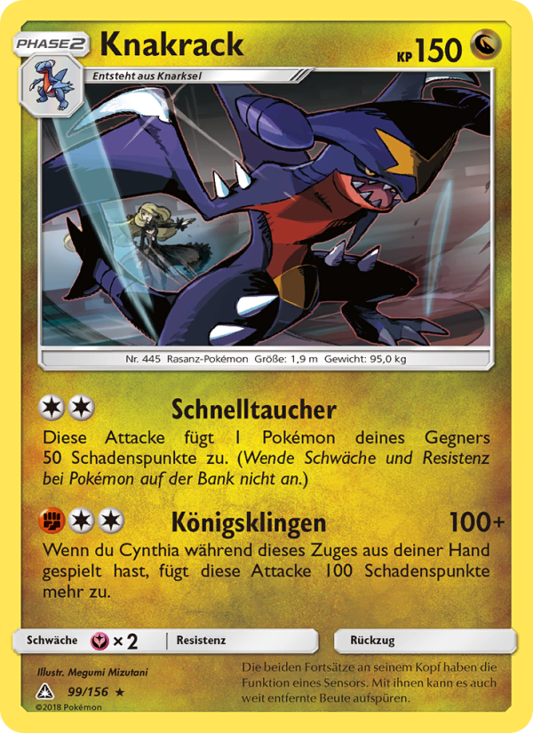 Knakrack 99 — Ultra Prism (German Pokémon TCG card)