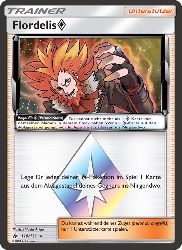 Flordelis ◇ 110 — Grauen Der Lichtfinsternis (German Pokémon TCG card)