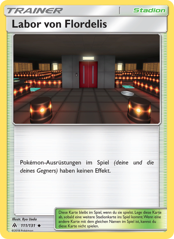 Labor von Flordelis 111 — Grauen Der Lichtfinsternis (German Pokémon TCG card)